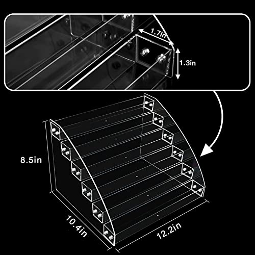 6 Layers Acrylic Paint Organizer Paint Holder Perfect for Craft Hobby Paint Storage, Acrylic Paint Storage, Craft Paint Storage, Paint Rack for 2 oz Homakover