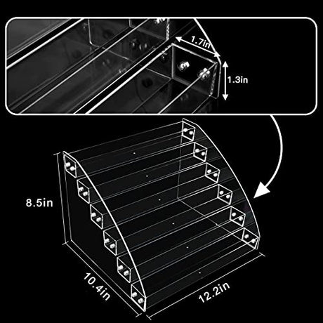 6 Layers Acrylic Paint Organizer Paint Holder Perfect for Craft Hobby Paint Storage, Acrylic Paint Storage, Craft Paint Storage, Paint Rack for 2 oz Homakover
