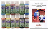 Mayco Stroke and Coat Glaze for Ceramics Kit 3 | 12 Assorted 2 oz Jars with How to Paint Pottery Book Creative Hobbies