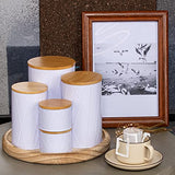 Yangbaga 11.8In Wooden Decorative Serving Tray - Round Wooden Craft Trays,DIY Centerpiece Candle Holder Trays for Kitchen Countertop Crafts Art Home Yangbaga