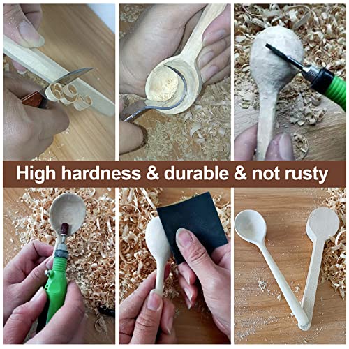 Upgrade 38 PCS Wood Carving Kit,Wood Carving Tool, Wood Carving Knife Set & Electric Polishing Machine,Including Tool Box,for Beginner and Carpenter RXSDUS