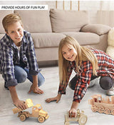 Puzzled 3D Puzzle Motorcycle Wood Craft Construction Model Kit, Fun & Educational DIY Wooden Toy Assemble Model Unfinished Crafting Hobby Puzzle to Puzzled