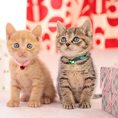 200 Pieces Augshy Jingle Bells 2/5 Inch Craft Bell Bulk for Christmas Home and Pet Decorations Xmas Decor Party Favors Supplies (Gold,Silver, Augshy