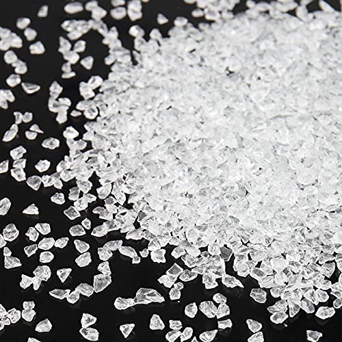 Irregular Crushed Glass Chips Sprinkles, 100g Metallic Chunky Glitter Stones for Nail Art, Resin Mold Filler, DIY Crafts, Vase Filler, Jewelry Making - WoodArtSupply