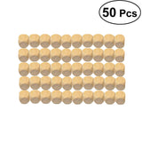 MAGICLULU Wooden Letters Square Wood Dice 50pcs Wooden Blank Six- Sided Dice Unfinished Wooden Blank Dice Wooden Cubes Wooden Square Blocks for DIY MAGICLULU