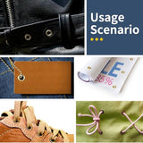 XOOL 2 in 1 Leather Hole Punch Eyelet Tool Kit, Metal Eyelets for Fabric, Hole Puncher, Grommet Pliers, for Shoes Leather Clothes Belt XOOL