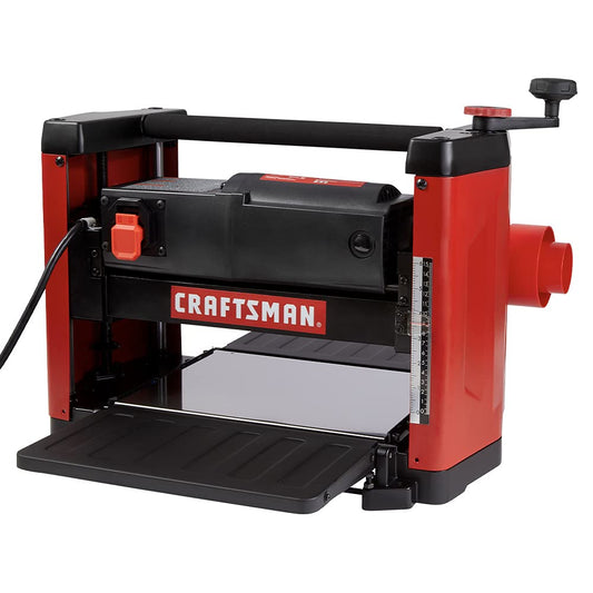 CRAFTSMAN Planer, 15 Amp, For Benchtops, Two Knife Solid Steel Cutter Head (CMEW320) - WoodArtSupply