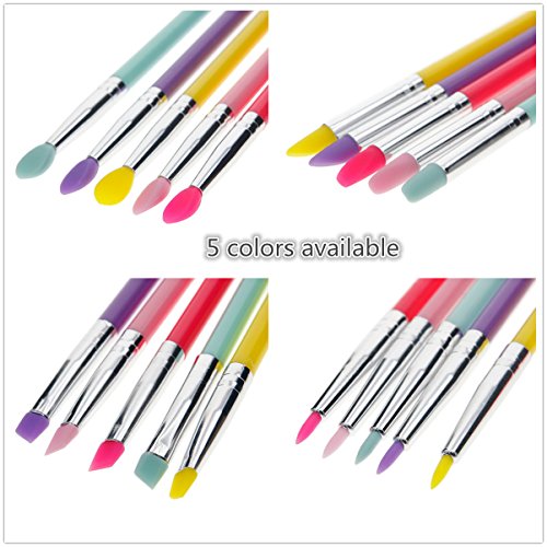 LORMAY 13 Pcs Silicone Brush Set. Perfect Applicators for Epoxy Resin Crafting, Facial Mask, Mascara Shield and Eyeshadow Shield.and Cream Beauty LORMAY