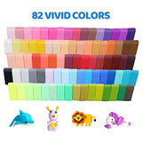 Artme Polymer Clay, 82 Colors Clay Kit, Oven Bake Modeling Clay, Creative Polymer Clay Kit with Sculpting Tools and Jewelry Accessories, Non-Toxic, Artme