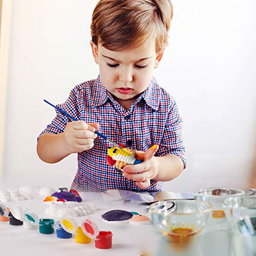 KODATEK 80 Piece Arts and Crafts Painting Kit for Kids Ages 4-8, Paint Your Own Figurines DIY Toys, Ceramics Plaster Painting Set, Gifts for Kids