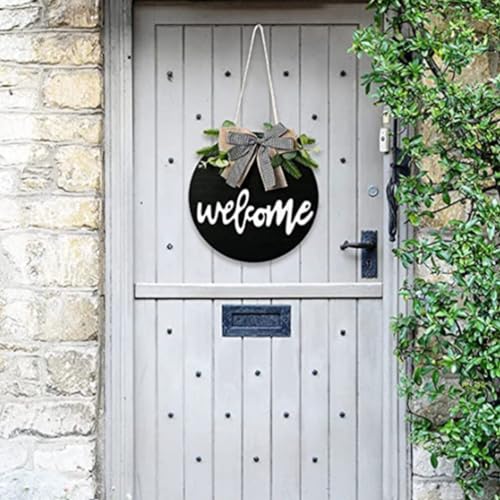 Yardwe 5pcs Wood Circles for Crafts Unfinished Rounds Wooden Cutouts Blank Slices for DIY Coasters Crafts Door Hanger Sign Painting Christmas Home Yardwe