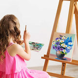 ADXCO 8 Pack Wood Panels 8 x 8 Inch Unfinished Wood Canvas Wooden Panel Boards for Painting, Pouring, Arts Use with Oils, Acrylics ADXCO