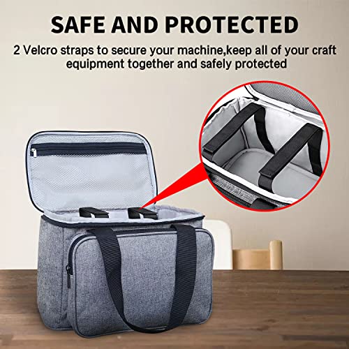 Boczif Carrying Case Compatible with Cricut Mug Press Machine, Travel Tote Bag for Cricut Joy Accessories & Craft Pens and Tool Set, Portable Storage Boczif