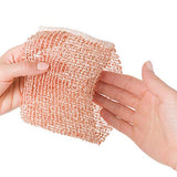 REDECKER 2-Ply Woven Copper Scrubbing Cloth - Durable and Non-Abrasive Scrubber, Machine Washable, Alternative to Chore Boy Copper Scrubber, Copper REDECKER