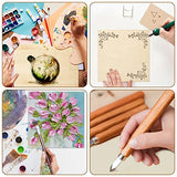 12Pcs 12x12x1/16 Basswood Sheets, Unfinished Basswood Sheets, Plywood Sheet for Arts and Crafts, Painting, Pyrography, Wood Engraving, Wood Burning, ACXFOND