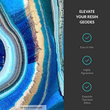 MEYSPRING Pacific Blue Epoxy Resin Color Pigment - 50 Grams - Great for Resin Art, Epoxy Resin, and UV Resin - Mica Powder for Epoxy Resin MEYSPRING