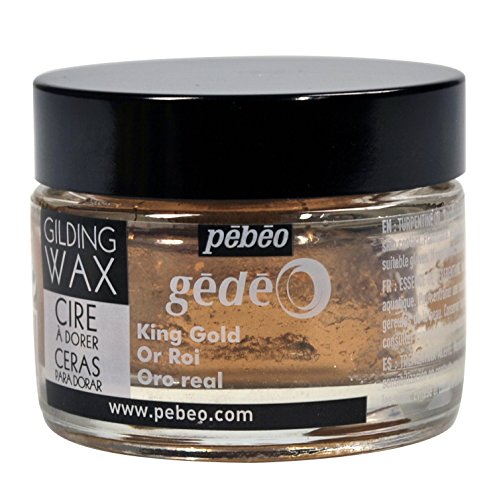 Pebeo Gilding Wax, King Gold 30 ml - WoodArtSupply