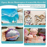 32oz Epoxy Resin Kit - Food Grade Epoxy Resin (16oz Resin +16oz Hardener), Crystal Clear & Easy Mix 1:1 Epoxy Resin for Countertops, Bar, Crafts, Etc Oycevila