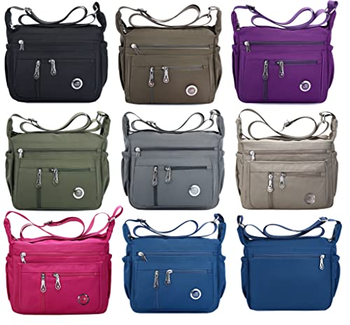 Fabuxry Purses and Shoulder Handbags for Women Crossbody Bag Messenger Bags (Navy) Fabuxry