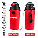 Shop-Vac 5 Gallon 5.5 Peak HP Wet/Dry Vacuum, Wall Mountable Compact Shop Vacuum with 18' Extra Long Hose & Attachments, Ideal for Jobsite, Garage, Shop-Vac