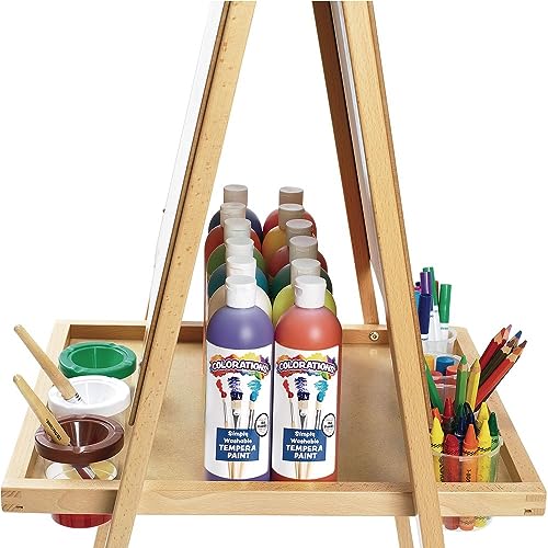 Colorations Basic Classroom Toddler Easel (Item # TODEASE) - WoodArtSupply