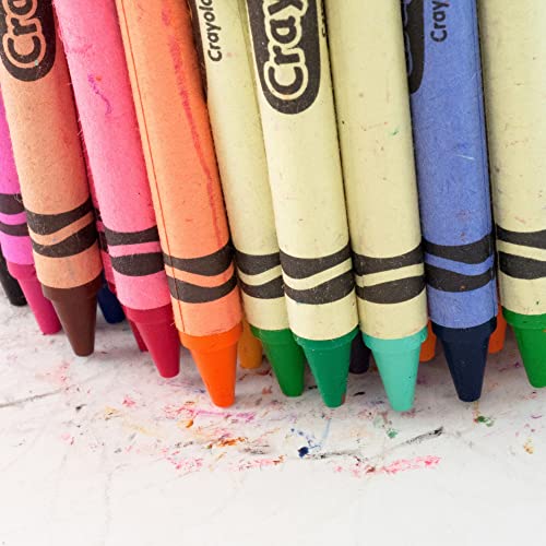 Crayola Classic Color Crayons in Flip-Top Pack with Sharpener, 96 Colors, Gift for Kids - WoodArtSupply