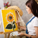 Dainayw 12 PCS Filbert Paint Brushes Set, Artist Brush for Acrylic Oil Watercolor Gouache Artist Professional Painting Kits with Synthetic Nylon Tips dainayw