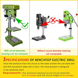 Square Hole Drill Bit Adapter for Drill Machine Accessory, Easy Installation and Disassembly, Mortising Attachment for Drill Press, Woodworking Suteng
