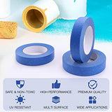 HTVRONT Blue Painters Tape - 1 Inch x 60 Yards x 3 Rolls Masking Tape, Multi-Surface Painters Tape, Paint Tape for Wall, Painting, Craft, Art HTVRONT