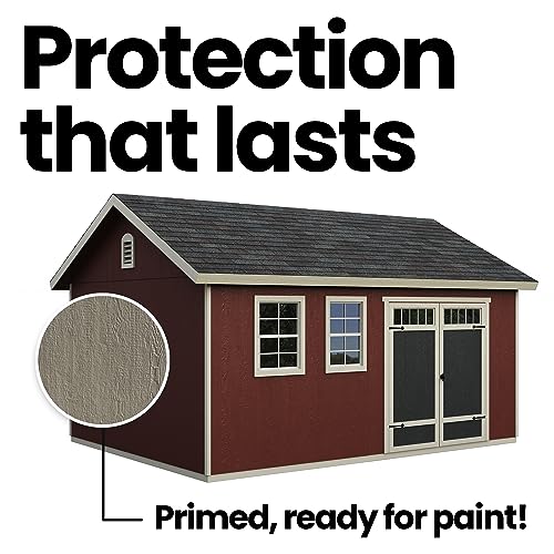 Handy Home Products Scarsdale 10x16 Do-It-Yourself Wooden Storage Shed Handy Home Products