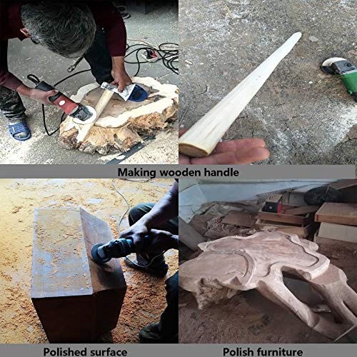 Winbyoan Wood Carving Disc Grinder Shaping Disc 7/8 Inch Bore Wood Tungsten Carbide Grinding Wheel Carving Abrasive Disc for Sanding Carving Shaping Winbyoan