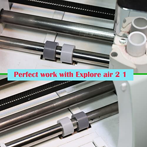 Rubber Roller Replacement Compatible with Cricut Maker 3 Maker and Explore Air2 1 Series UESGSEIZO
