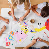 Double Sided Dry Erase Boards - Lined/Plain, Ohuhu 25-Pack 9 x 12 Inch Whiteboards Set, Including 25 x Lap Board, 25 x Black Markers, 25 x White Ohuhu