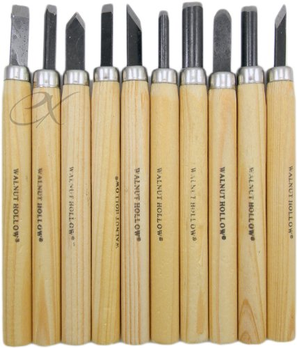 Carving Knife Set, 10 Pc Walnut Hollow