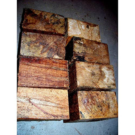 6 Pieces Ambrosia Maple Bowl Blanks Lathe Turning Blocks Wood 5" X 5" X 3" Generic