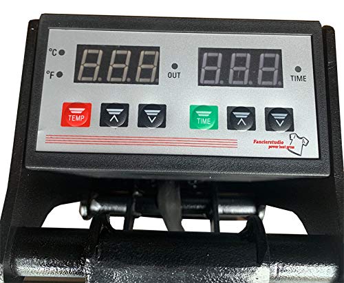 Fancierstudio Heat Press 15X15 Sublimation Rhinestone Heat Press T-Shirt Heat Press New Model FS15x15A RB Fancierstudio