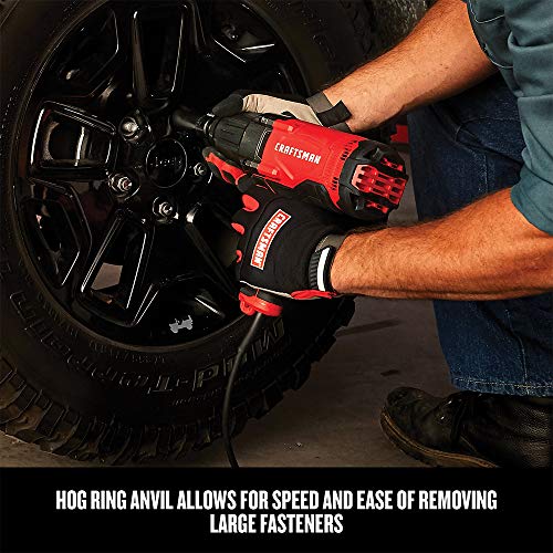 CRAFTSMAN Impact Wrench, 1/2 inch, 7.5 Amp, Corded (CMEF901) Craftsman