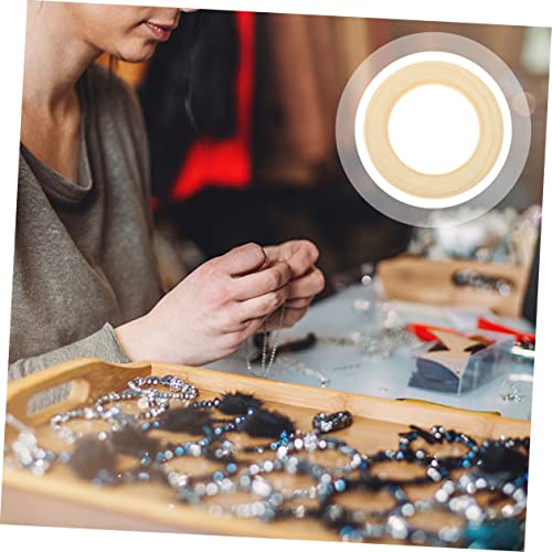 MAGICLULU 25pcs Handmade Wooden Ring Craft Rings Blank Wooden Circles DIY Wooden Rings Wooden Ring Crafts DIY Wood Craft Pendant Wooden Crafts MAGICLULU