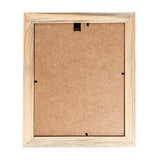 Rustic Wooden Poster Picture Frame 12x16 - Natural Solid Eco Distressed Wood for Wall Mounting Barnwood Photo Frame WOOD SIDE ORBIS