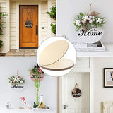 5Pcs 14 Inch Wood Circles for Crafts, Unfinished Blank Wooden Rounds Slice Wooden Cutouts for DIY Crafts, Door Hanger,Wood Buring, Painting KOOCHOICE