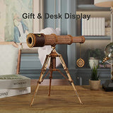 ROKR 3D Wooden Puzzles Monocular Telescope Model Building DIY Science Kit Birthday Gift for Adults and Teens Cool Display Item ROKR