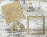Be Kind Rainbow DIY Kit WoodArtSupply
