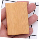 VILLFUL 3pcs Block Craft Toys Unfinished Wood Cutout Puzzle Toy Rectangular Wood Jewelry Accessories Wood Cube for Craft Wood Toys Puzzle Accessories VILLFUL