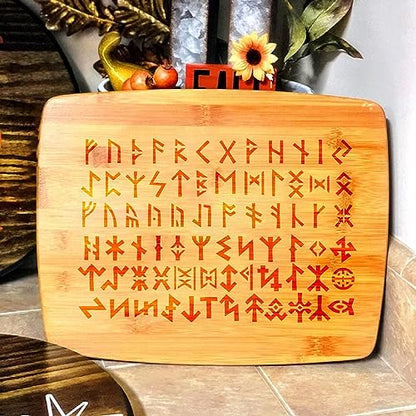 Runes Stencils for Painting on Wood Stones Reusable Celtic Border Ancient Alphabet Viking Symbol Stencils for Crafts Canvas Furniture Wall Drawing - WoodArtSupply