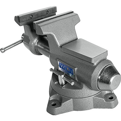 Wilton 5-1/2" Mechanics Pro Bench Vise, 5" Jaw Opening, 3-5/8" Throat (Model 855M) - WoodArtSupply