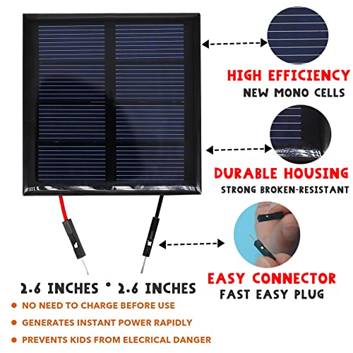 2 in 1 Science Experiment Kits for Kids,STEM Projects DIY Building Remote Control Solar Car Model Kit,3D Puzzles Wooden Motor Set,Assemble Gift Toys SCAEMO