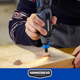 Hammerhead 1.2-Amp Rotary Tool with 62 Accessory Attachments and Carrying Case – HART012 Hammerhead