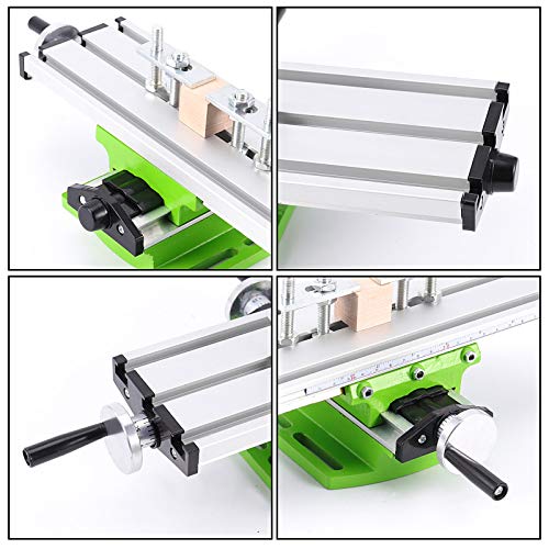 ZOENHOU 12.2 Inch Milling Machine Worktable, Precise Adjustive Multifunction Drill Vise Fixture Working Table, Compound Slide Table Cross X Y Vise - WoodArtSupply