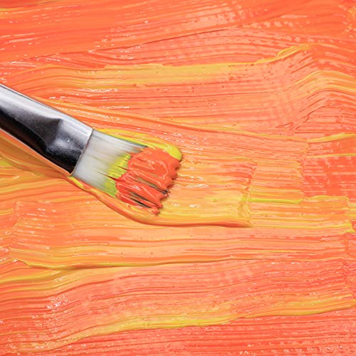 Artecho Acrylic Paint Set 24 Colors Tubes (60ml / 2.02oz) Art Craft Paints for Canvas, Rock, Wood, Fabric, Art Supplies for Artists, Adults,
