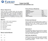 Mist Coolant for Metal Cutting Applications | Fusion Cool 2255 | Premium Synthetic Metalworking Fluid (1 Gallon) Fusion Chemical
